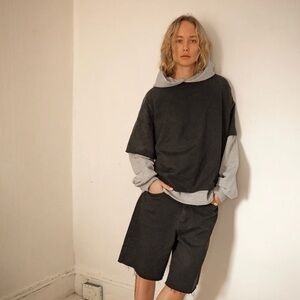 BNWT Found Double Layer Hoodie (Grey)